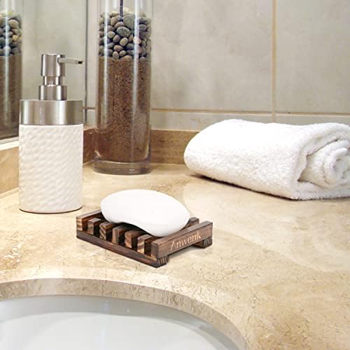 30Pack Wooden Soap Dish for Shower Bulk Soap Holder Savers Wood Draining Tray Case for Bathroom Kitchen Travel Sponge Shampoo Sink,Hand Craft - Image 5