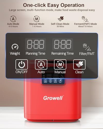 Growell Electric Composter for Kitchen, 4L Odorless Countertop Compost Bin - Image 4