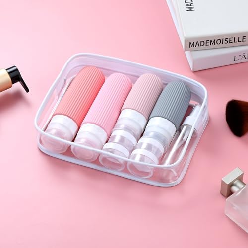 Mrsdry 16 Pack Travel Bottles Set, TSA Approved Leak Proof Silicone Squeezable Containers for Toiletries, Refillable Travel Accessories for Conditioner, Shampoo, Lotion & Body Wash Accessories - Image 6
