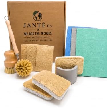 Janté Co. Plant-Based Dish Cleaning Set – Kitchen Scrubbers & Essentials by JANT%C3%89Co