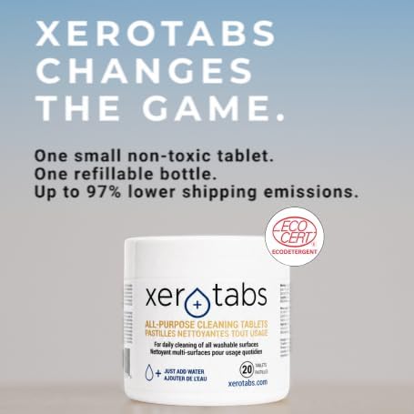 All Purpose Cleaning Tablets - Concentrated Multi Surface Cleaner - Ecocert Certified - Non Toxic, Biodegradable & Septic Friendly - Fragrance Free Formula - 20 x 5g Tablets - Image 3