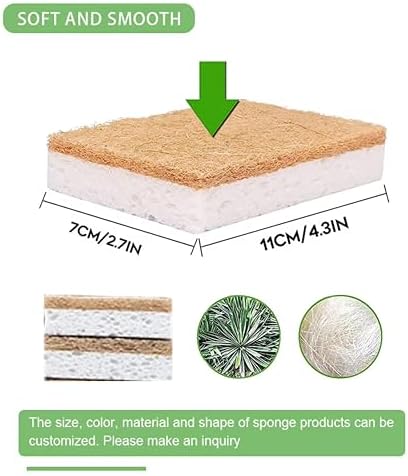Coconut Fiber Sponges – Natural & Biodegradable. 100% Eco-Friendly - Image 6