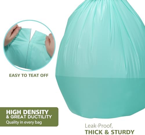 AYOTEE Compostable Trash Bags 13 Gallon Tall Kitchen Trash Bags, 45 Count - Image 5