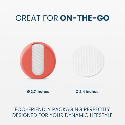 LastRound Reusable Makeup Remover Pads - 7 Washable Eco-Friendly Reusable Cotton Rounds for Face - Sustainable & Soft Cotton Face Pads for Facial Cleansing & Eye Makeup Removal - Travel Storage Case - Image 4
