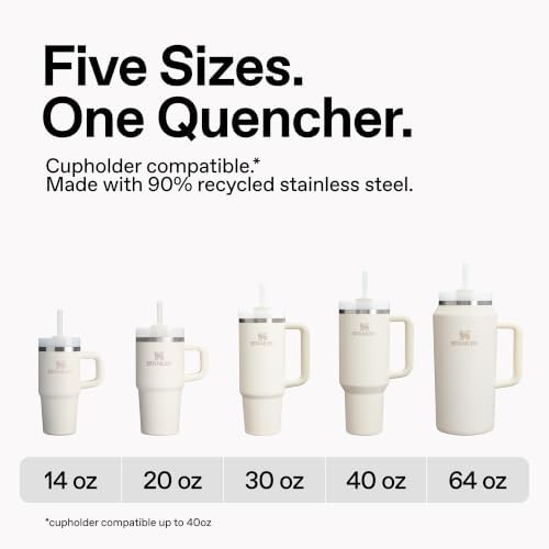 STANLEY Quencher H2.0 Flow State Tumbler, 40 oz, Violet Blossom - Image 5