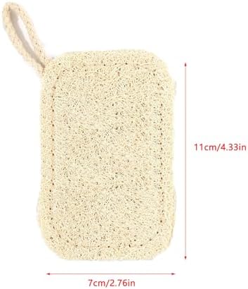 3 Pack Natural Non Scratch Scrub Sponge Eco Friendly and Compostable Plant Fiber Loofah Dish Sponge Natural Kitchen Sponges Scrubbers for Dishes Biodegradable Cleaning Sponges - Image 2