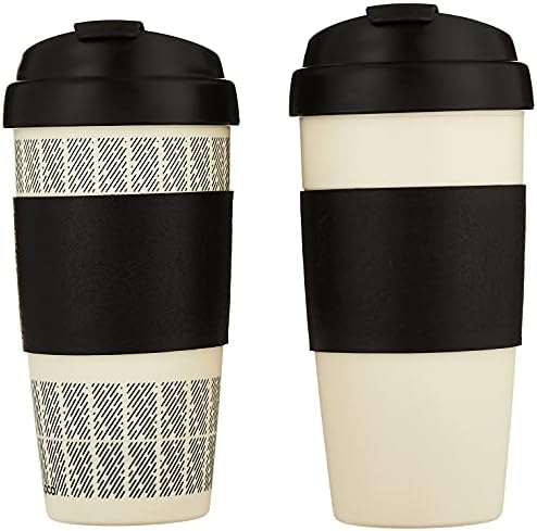 Copco 5237160 Reusable, Insulated Double Wall Travel Mugs 16-ounce White/Black, 2 Count (Pack of 6) - Image 2