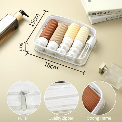 Mrsdry 16 Pack Travel Bottles Set, TSA Approved Leak Proof Silicone Squeezable Containers for Toiletries, Refillable Travel Accessories for Conditioner, Shampoo, Lotion & Body Wash Accessories - Image 5