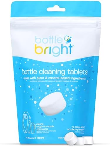 Bottle Bright Water Bottle Cleaning Tablets (12, 36, or 78 Count) by BOTTLEBRIGHT