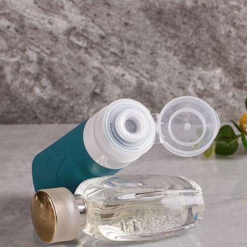 INSFIT 17 Pack Travel Bottles for Toiletries, TSA Approved 3oz 2oz Travel Size Toiletries, BPA Free Leak Proof Squeezable Silicone Tubes Travel Essentials for Shampoo Conditioner Lotion Soap - Image 3