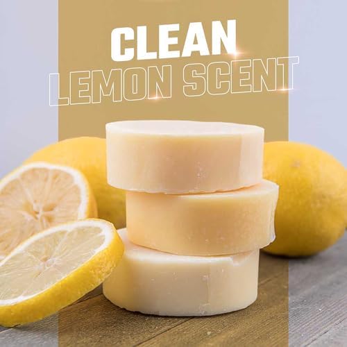 Old Town Soap Co. Lemon Dish Soap Bar - 3 Pack Solid Dish Soap for Dishes, Natural Zero Waste Dishwashing Bar 4oz, Plastic-Free Eco-Friendly Kitchen Soap for Sustainable Cleaning | Made in USA - Image 2