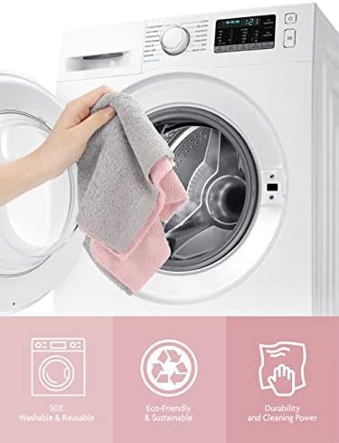Fantasticlean Microfiber Cleaning Cloth Rolls- 150 Sheets (2 Rolls of Pink) - Image 6