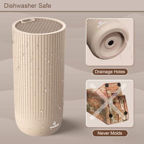Knife Set, Brewin Kitchen Knife Set, Knives Set for Kitchen, Universal Knife Block, Utility Knife Block Set, New Home Essentials, Apartment Essentials, Camping essentials, RV Essentials - Image 3