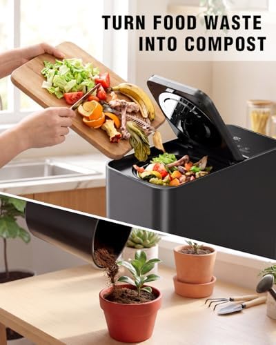 Growell Electric Composter for Kitchen, 3.2L Indoor Countertop Compost Bin - Image 2