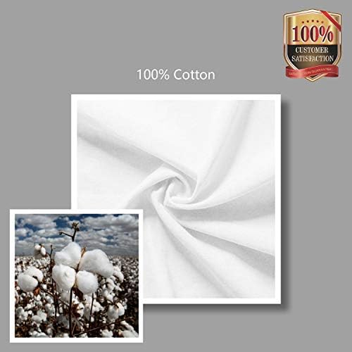 TOPDesign 5-Pack Economical 16"x15" White Cotton Tote Bag, Lightweight Medium Reusable Grocery Shopping Cloth Bags, Suitable for DIY, Advertising, Promotion, Gift, Activity - Image 7