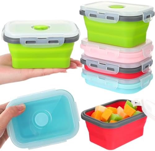Potchen 4 Pcs Collapsible Silicone Bowls 12 oz Containers by Potchen