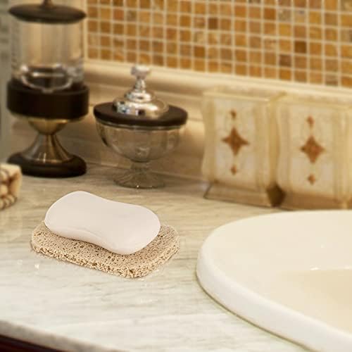 15 Piece Soap Savers Pads - Beige BPA Free Holder for Bar Soap, Non-Slip Self Draining Dish Lift for Shower, Kitchen, Bathroom - Tray Bulk Accessories - Image 6