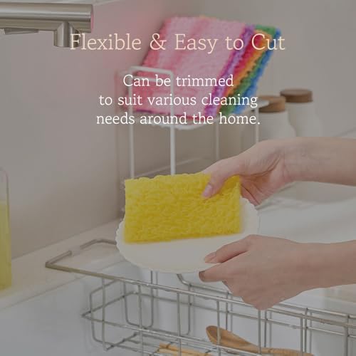 Korean Bubble Mesh Dish Scrubber, 8-Pack – Non-Scratch Kitchen Sponges, Quick-Drying Mesh Cleaning Cloths for Daily Dishwashing - Image 6