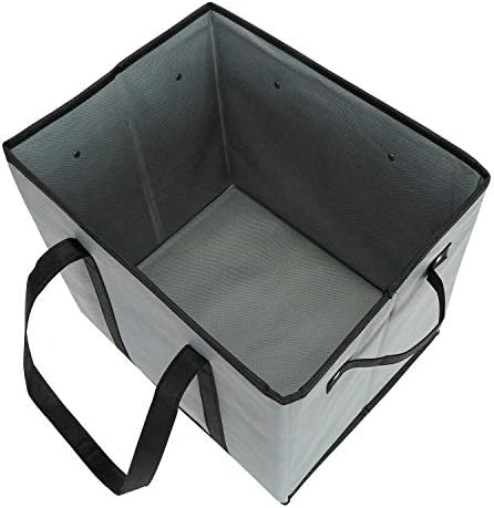 Foraineam Reusable Grocery Bags Set Durable Heavy Duty Tote Bag Collapsible Grocery Shopping Box Bag with Reinforced Bottom - Image 4