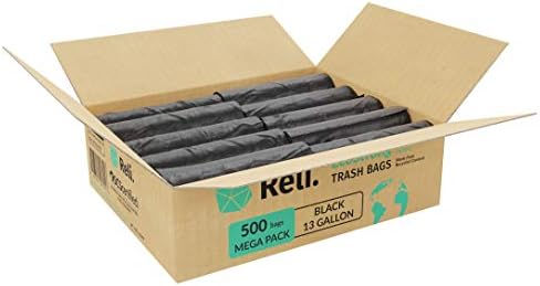 Reli. EcoStrong 13 Gallon Trash Bags | 500 Count Bulk | Black - Image 2