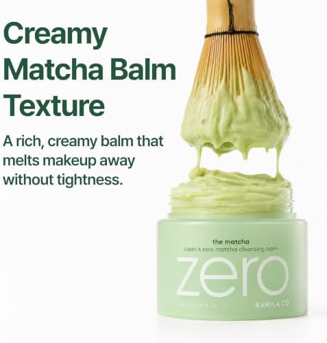 BANILA CO Clean It Zero Matcha Cleansing Balm - Antioxidant (3.38 fl oz) - Image 6