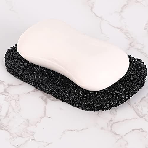 15 Piece Soap Savers Pads - Black BPA Free Holder for Bar Soap, Non-Slip Self Draining Dish Lift for Shower, Kitchen, Bathroom - Tray Bulk Accessories - Image 5