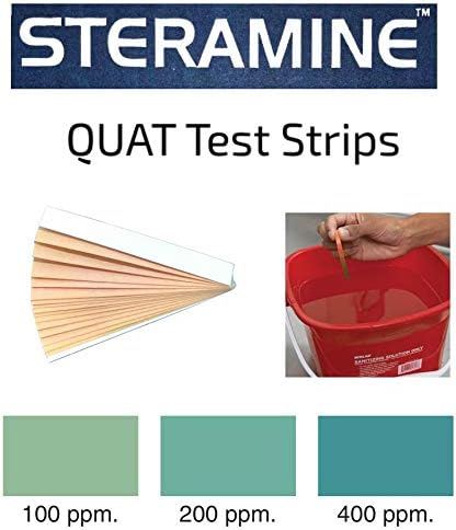 1 Bottle Steramine Sanitizer Tablets w/15x QT-10 Test Strips - Multi Purpose Steramine Sanitizing Tablets for Food Contact Surface, Kitchen, Restaurant & Commercial Use by FryOilSaver (150 Count) - Image 4