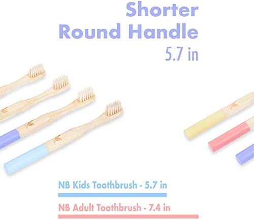 Kids Bamboo Toothbrush with Soft Bristles - Image 3