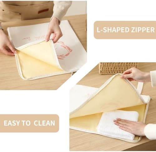 Sourdough bread Bags for Homemade Bread-2 Pack XL Reusable Beeswax Bread Bags for Homemade Bread Freezer & Refrigerator 17"×13" Natural Beeswax-Lined Cotton Food Storage Bags to Keep Fresh yellow - Image 2
