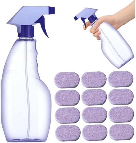 Bottle Cleaning Tablets, 500ml Cleaning Spray with 12PCS Concentrated All Purpose Cleaenr Refill, Multipurpose Cleaner Spray for Instant Stain Removal, Home Decor - Image 5