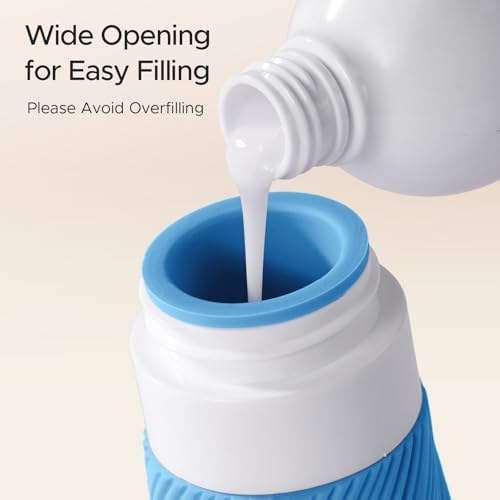 LitBear 23 Pack TSA Approved Travel Bottles for Toiletries, Leak Proof Blue - Image 4