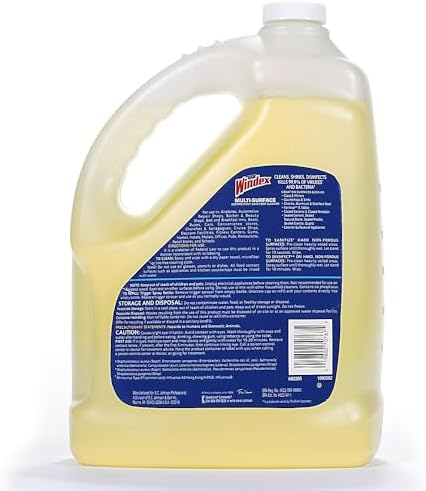 SC Johnson Professional Windex Multi-Surface Disinfectant Cleaner, Citrus, 1 Gallon Bottle Refill - Image 3