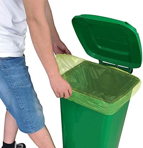 13-15 Gallon Trash Bags Plant Based Garbage Bags Recycling Unscented Tall Kitchen Trash Bags for Kitchen, Yard, Lawn,Office(75 Counts, Green) - Image 6