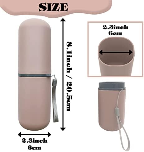 Travel Toothbrush Case, Toothbrush Holder Travel Case Portable Toothbrush Travel Container for Bathroom Travel School Business Camping Toothbrush Case for Traveling - Image 4