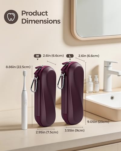 ProCase Electric Toothbrush Travel Case for Oral-B & Philips Sonicare -L - Image 3