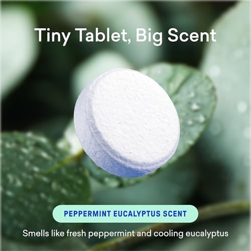 BLUELAND 100% Plastic Free Toilet Bowl Cleaner Tablets Set, Eucalyptus - Image 6