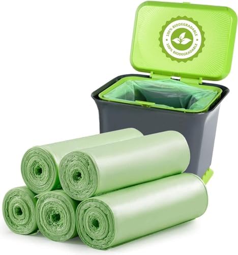Small Trash Bags 1.2 Gallon - 120 Count Compost Bags by EmpoweringEco-friendlyLiving