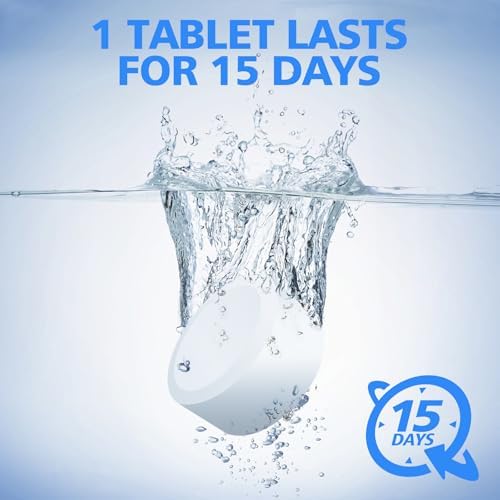USKICH Toilet Bowl Cleaner - 80 PACK, Household Automatic Toilet Bowl Cleaners with Bleach, Bathroom Toilet Tank Cleaners Tablets with Sustained-Release Technology for Against Tough Stains - Image 6