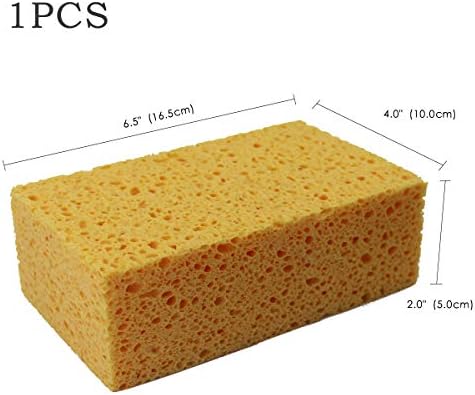 1 PCS x JK SP-T50 Large Sponge, Cleaning Sponges, Boat Bail Sponge, Handy Sponges, Cellulose Sponges, Natural Sponges, Commercial Sponges, Car Washing Sponge, Eco Friendly Sponge (6.5" x 4.0" x 2.0") - Image 2