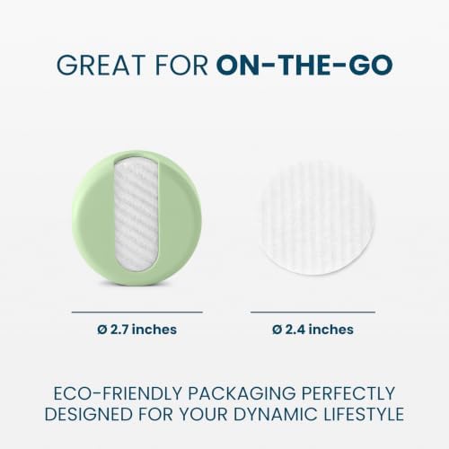 LastRound Reusable Makeup Remover Pads - 7 Washable Eco-Friendly Reusable Cotton Rounds for Face - Sustainable & Soft Cotton Face Pads for Facial Cleansing & Eye Makeup Removal - Travel Storage Case - Image 4