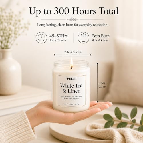 Scented Candles Gift Set, 6 Pack Clean Living Scented Candles - Image 4