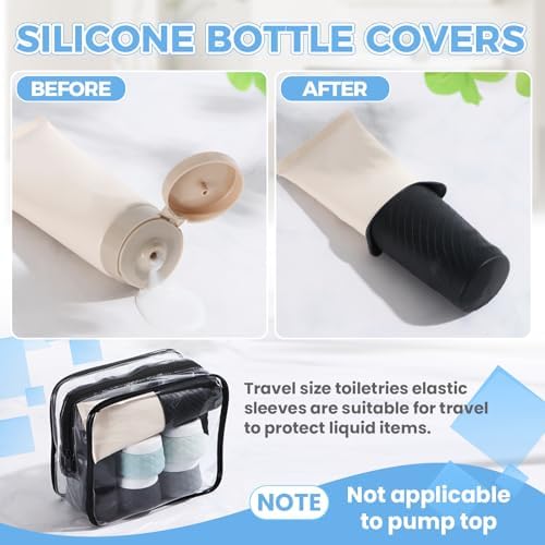Silevoler 16Pack Travel Bottles for Toiletries, Bottles, Jars, and Covers - Image 6