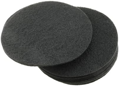 12PCS Black Bin Deodorising Cotton Pad 6.7 Inch Air Purification Filter Compatible with Most Standard Sized Dome Lid Recycling Bins - Image 2