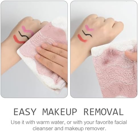 SINLAND Absorbent Coral Velvet Washcloth Ultra Soft Microfiber Face Towels 12 x 12 inch Multi-Purpose Face Cloths for Household and Sport - Image 4