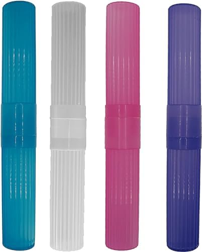 American Comb Toothbrush Holder (Blue,Pink,White,Purple) Made in USA, with Ventilation Holes, for Toothbrush Covers, Toothbrush Holder, Toothbrush Soft, Durable Design, Hygienic Bathroom Accessory - Image 7