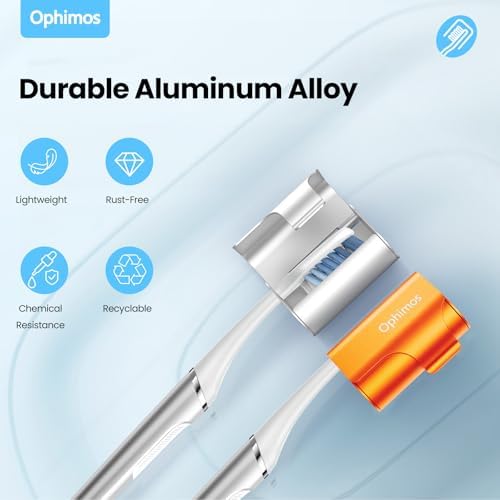 Aluminum Toothbrush Cover Cap,Travel Toothbrush Protector Case - Image 4