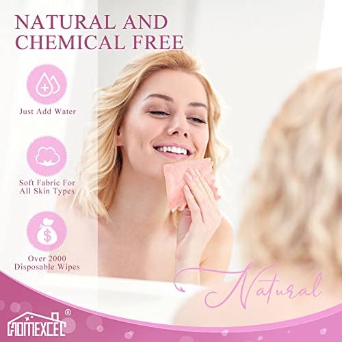 HOMEXCEL Premium Makeup Remover Cloth 24 Pack Reusable Soft Cleansing Cloth - Image 4