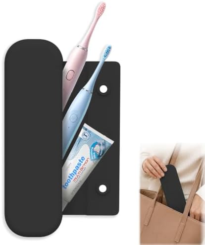 Silicone Toothbrush Travel Case, Pro Large Toothbrush Case for Traveling by GetEverybodySatisfied