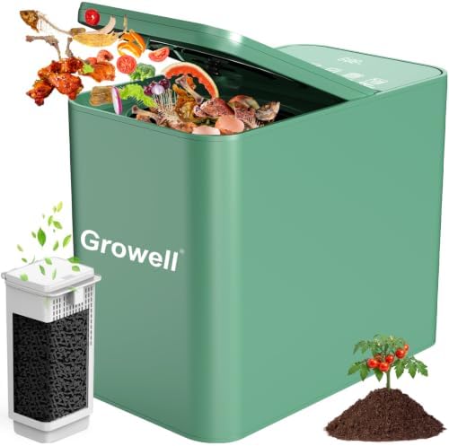 Growell 3.2L Electric Composter, Countertop Food Waste Indoor Compost Bin by Growell