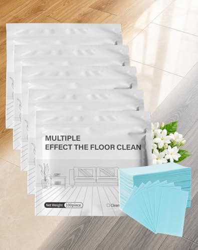 Multi-Effect Floor Clean Tablets, Instant Dissolve Deep Cleaner, Blue Jasmine Scented Mop Refills for Hardwood, Tile & Laminate, Child & Pet Safe, Space-Saving Concentrated Formula (500 Piece) by Unknown